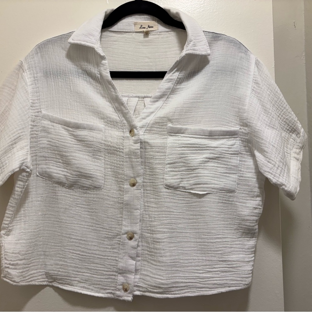 Love Notes Classic White Shirt